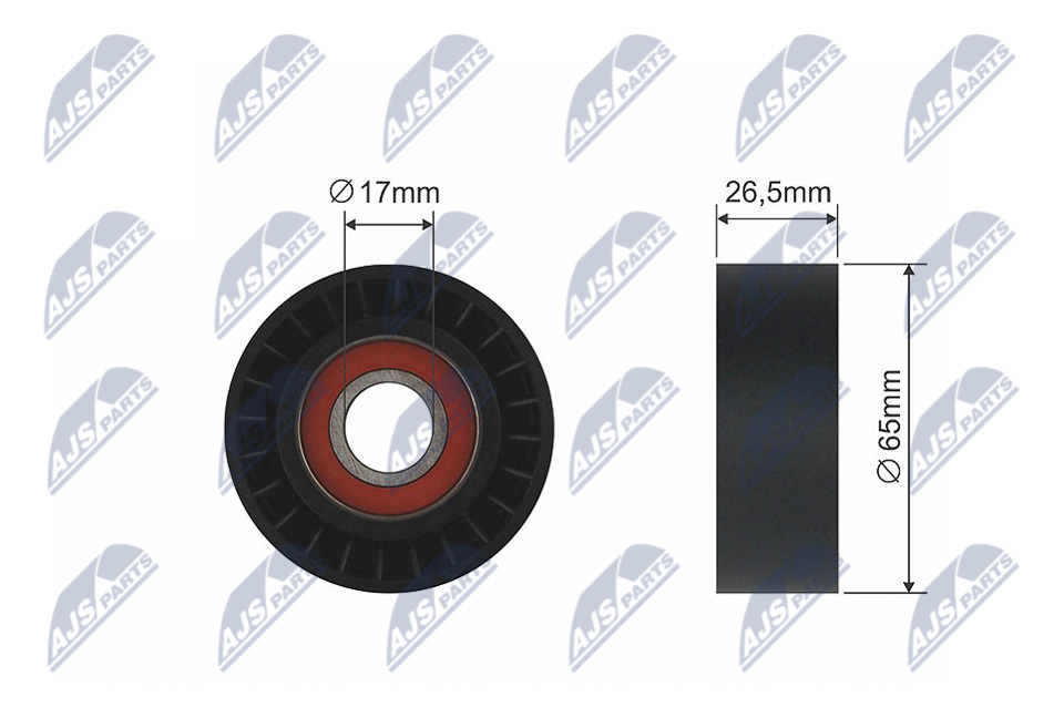 Rullo tenditore, Cinghia Poly-V - RNK-VV-011 NTY