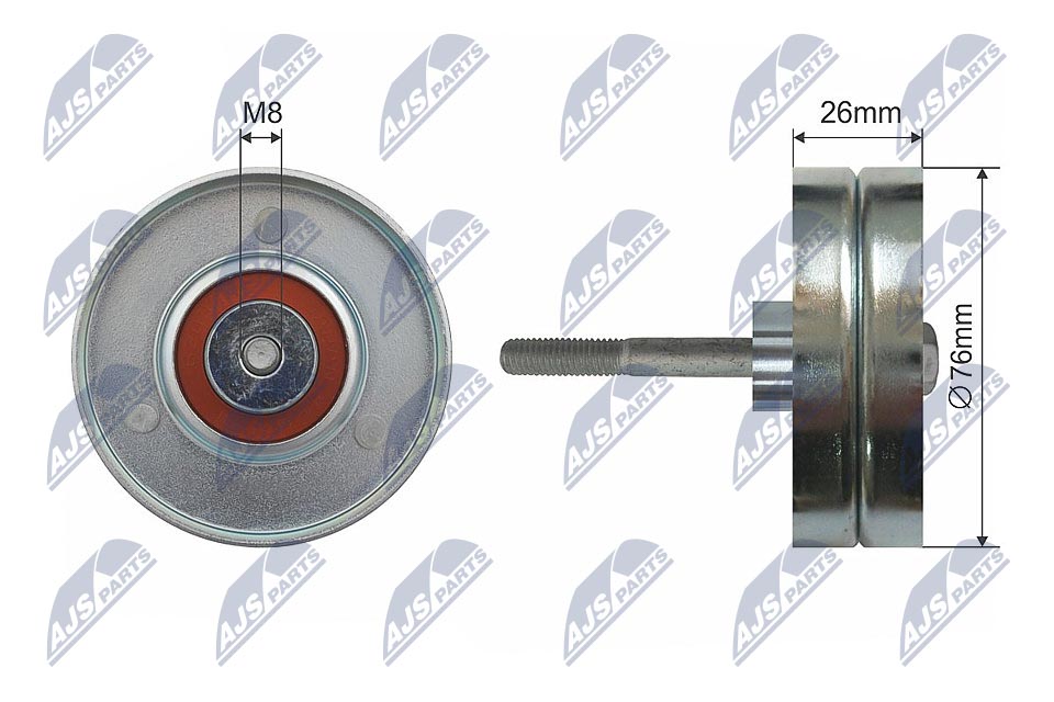 Rullo tenditore, Cinghia Poly-V - RNK-VV-012 NTY