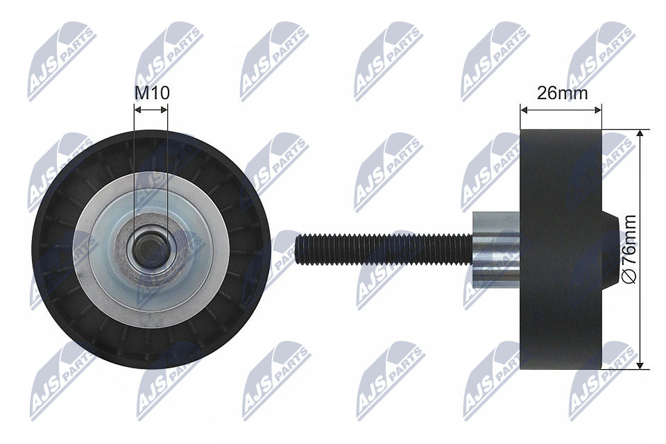 Galoppino/Guidacinghia, Cinghia trapezoidale - RNK-VW-002 NTY