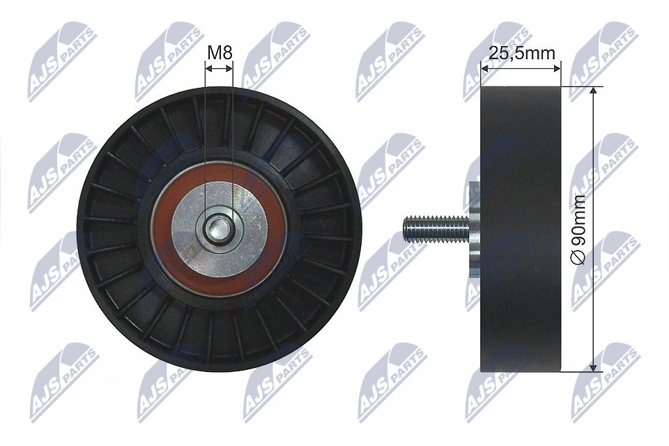Galoppino/Guidacinghia, Cinghia Poly-V - RNK-VW-003 NTY