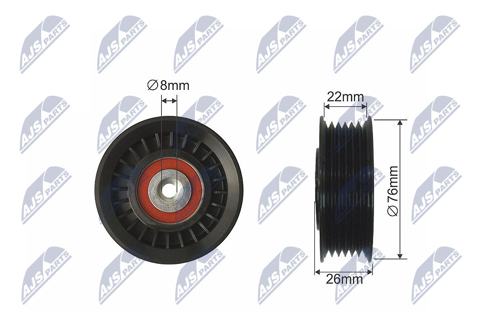 Rullo tenditore, Cinghia Poly-V - RNK-VW-029 NTY