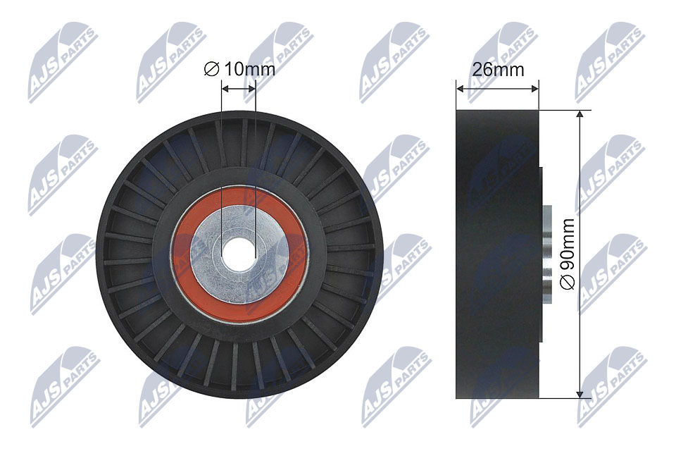 Galoppino/Guidacinghia, Cinghia Poly-V - RNK-VW-034 NTY