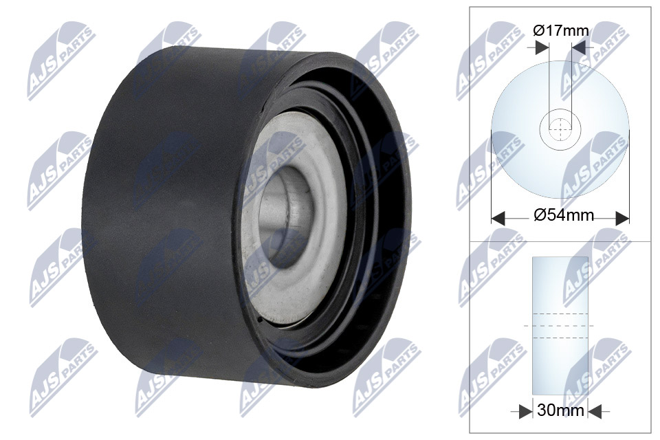 Deflection/Guide Pulley, V-ribbed belt - RRK-CH-008 NTY