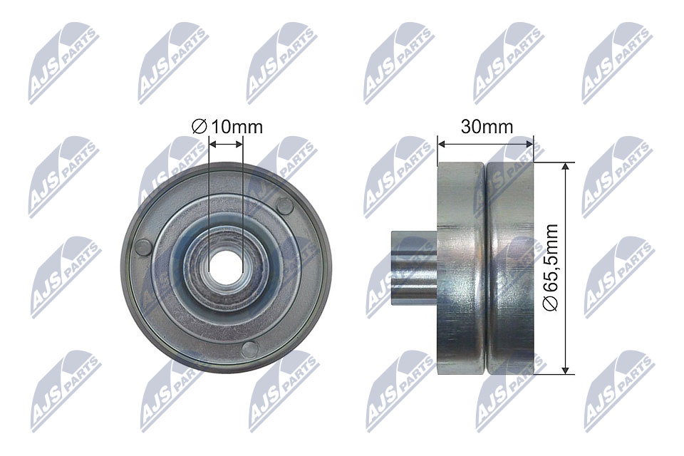 Umlenk-/Führungsrolle, Keilrippenriemen - RRK-FR-008 NTY