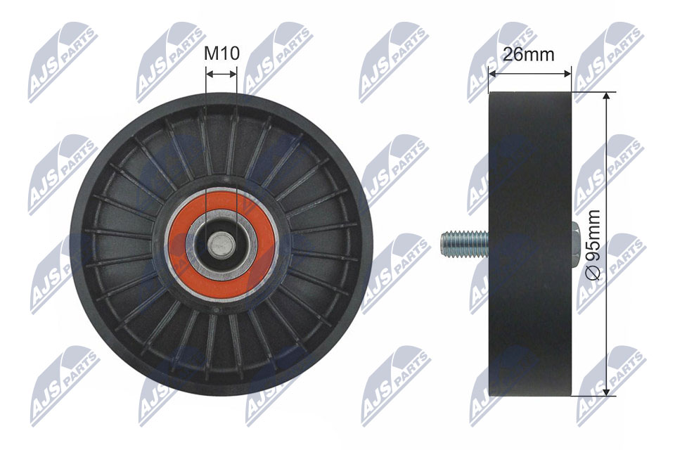 Galoppino/Guidacinghia, Cinghia Poly-V - RRK-KA-301 NTY