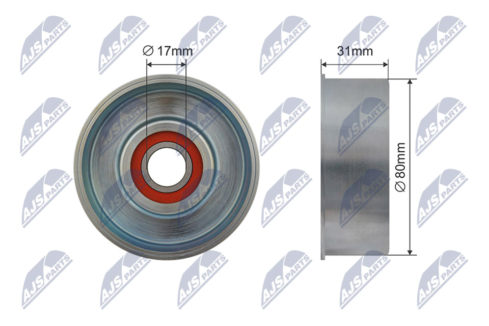 Spannrolle, Keilrippenriemen - RRK-NS-003 NTY