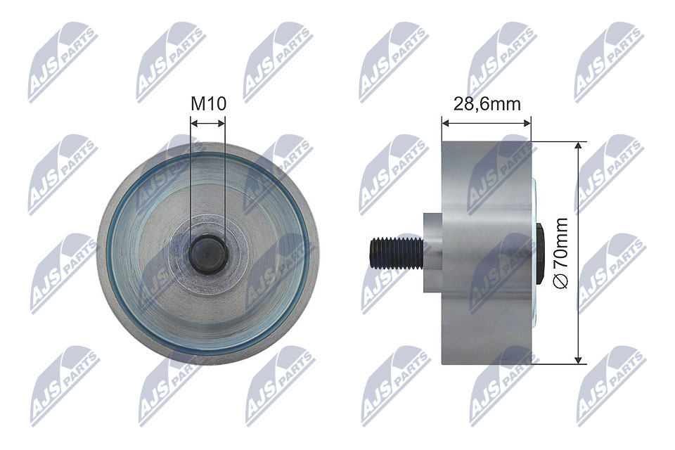 Galoppino/Guidacinghia, Cinghia Poly-V - RRK-TY-004 NTY
