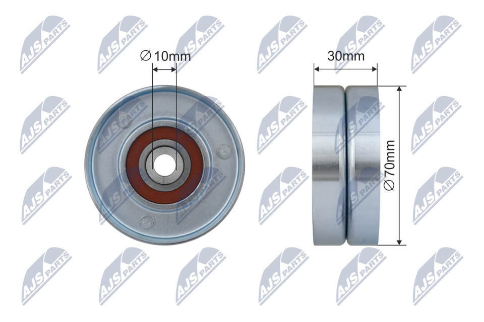 Umlenk-/Führungsrolle, Keilrippenriemen - RRK-TY-008 NTY