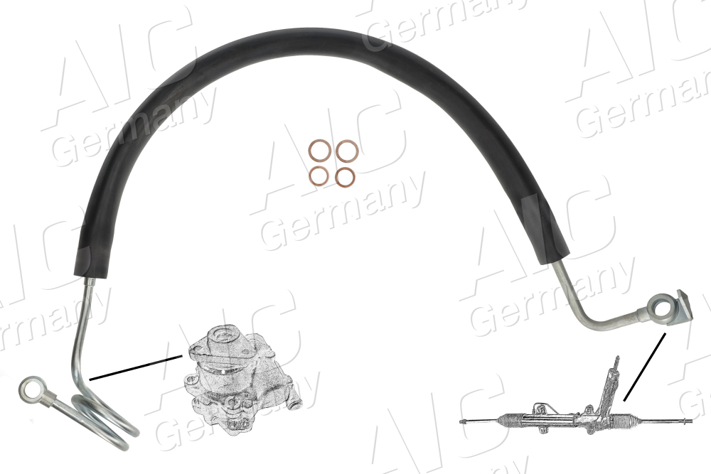Hydraulic Hose, steering system - 54997 AIC