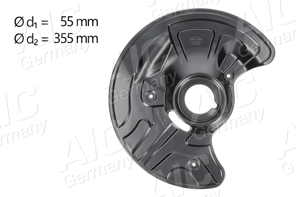 Lamiera paraspruzzi, Disco freno - 55194 AIC