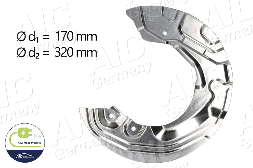 Splash Panel, brake disc - 55738 AIC