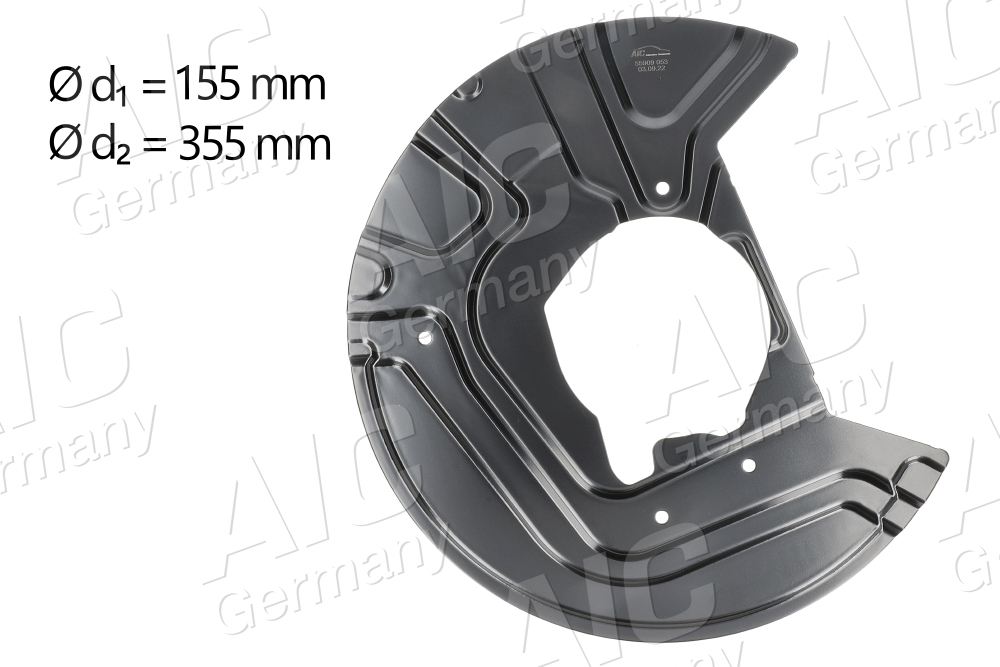 Splash Panel, brake disc - 55909 AIC
