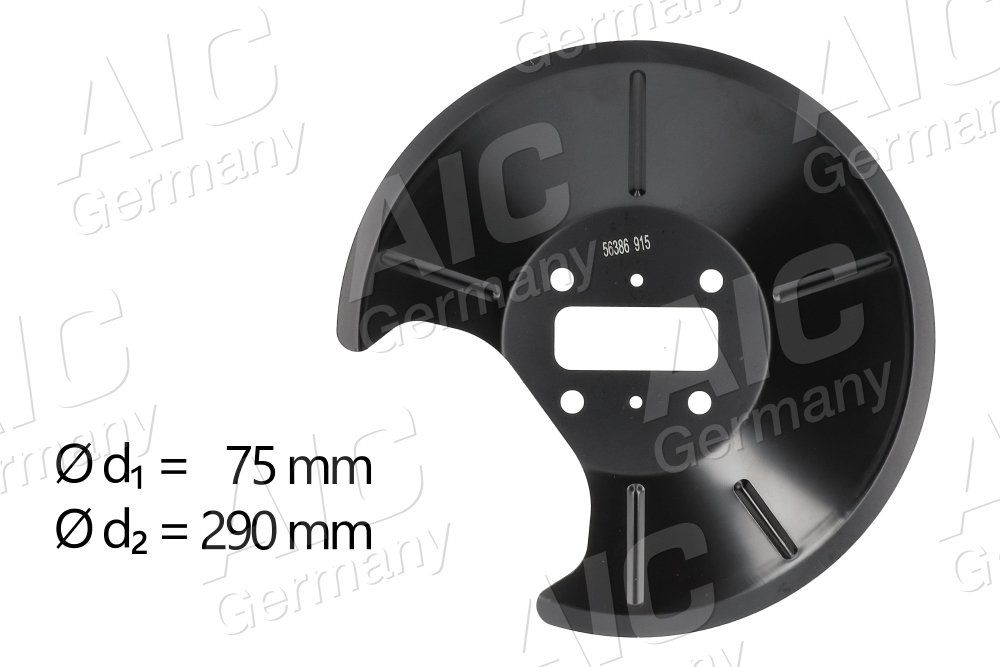 Splash Panel, brake disc - 56386 AIC