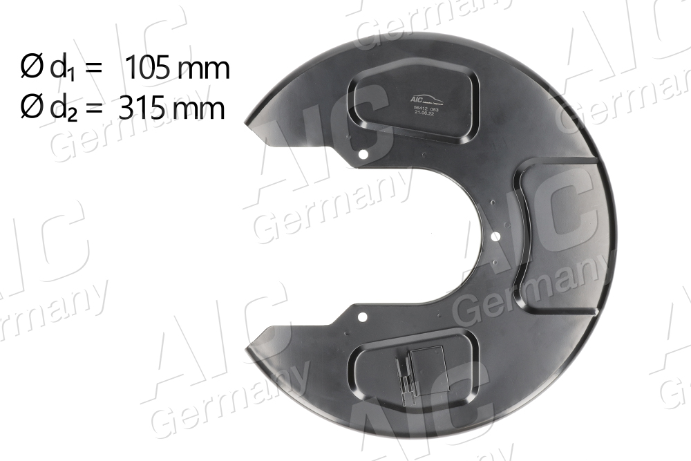 Splash Panel, brake disc - 56412 AIC