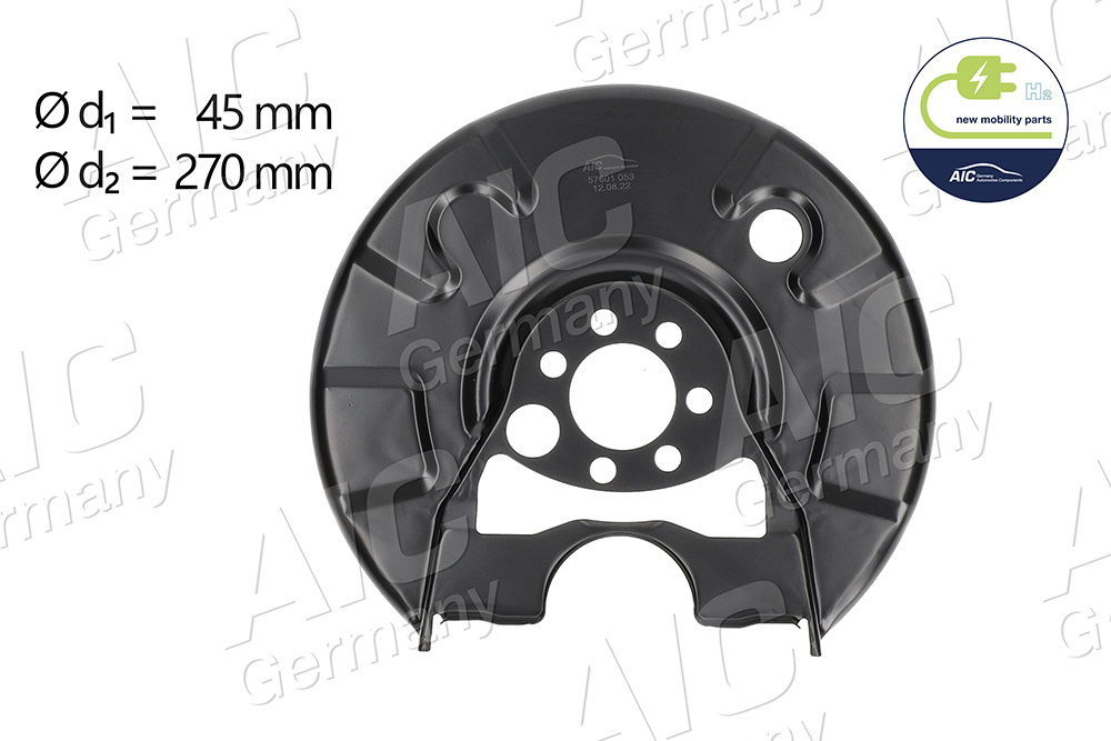 Lamiera paraspruzzi, Disco freno - 57601 AIC