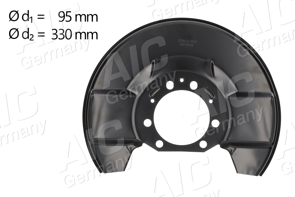 Splash Panel, brake disc - 57612 AIC