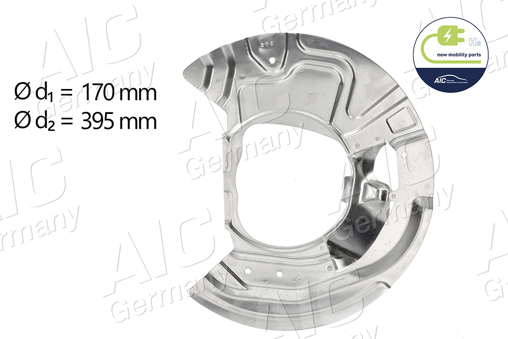 Lamiera paraspruzzi, Disco freno - 57761 AIC