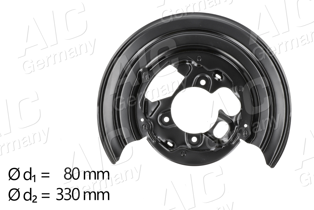 Lamiera paraspruzzi, Disco freno - 57837 AIC