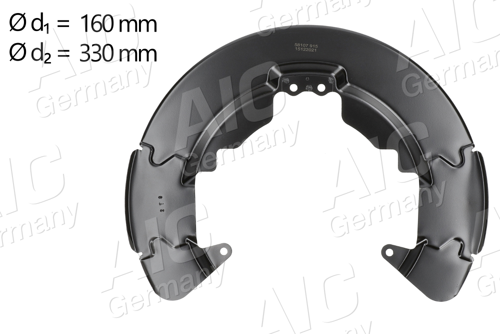 Splash Panel, brake disc - 58107 AIC