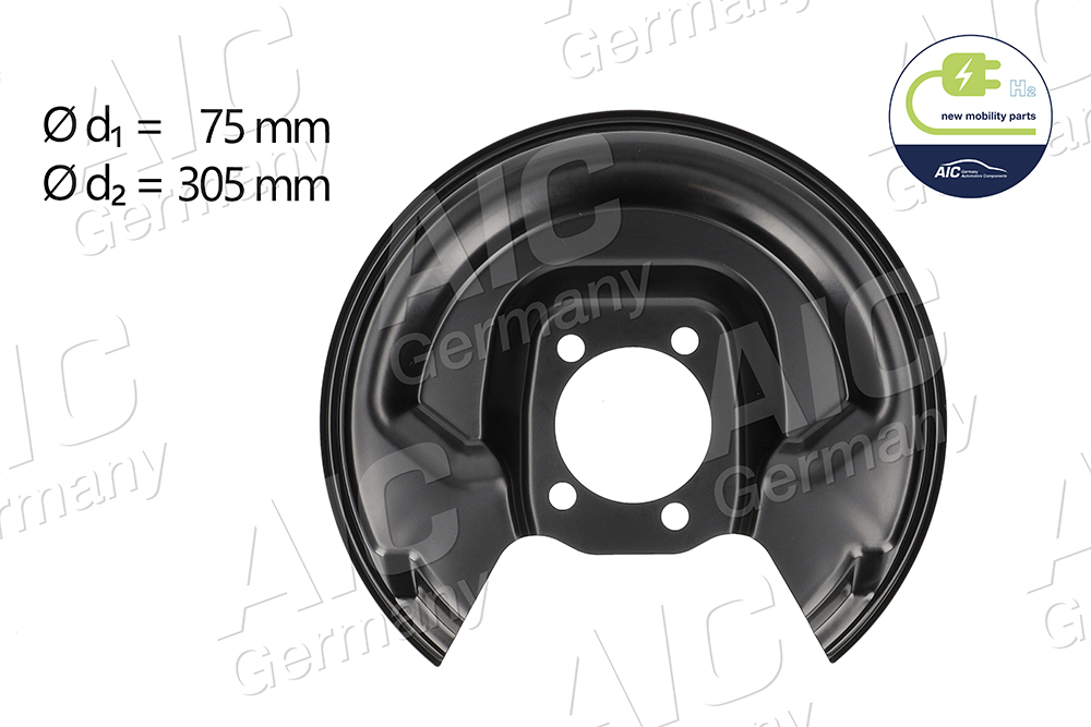 Lamiera paraspruzzi, Disco freno - 58262 AIC