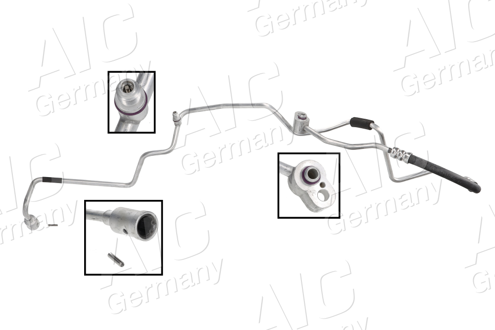 High-/Low Pressure Line, air conditioning - 58923 AIC