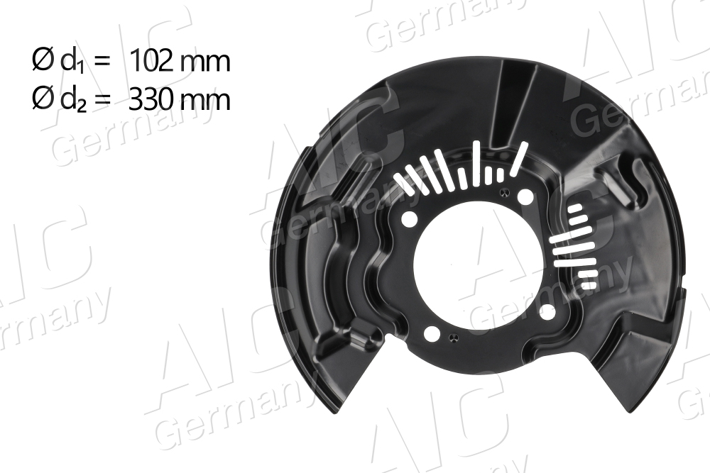 Lamiera paraspruzzi, Disco freno - 70740 AIC