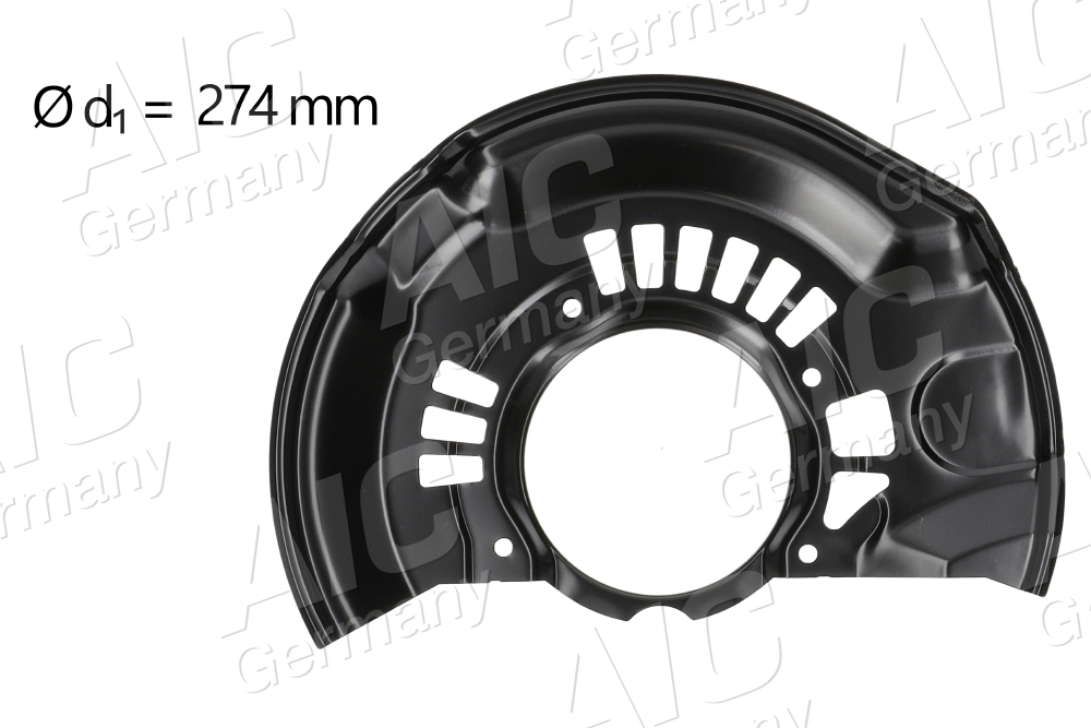 Lamiera paraspruzzi, Disco freno - 71382 AIC