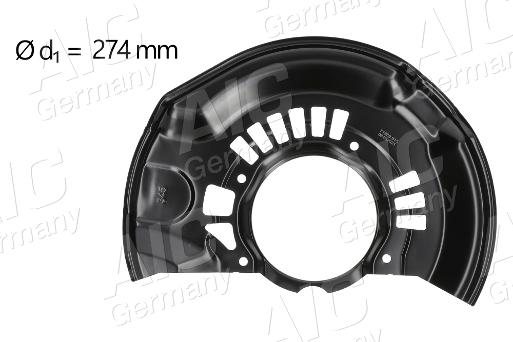 Splash Panel, brake disc - 71389 AIC