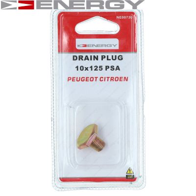 Sealing Plug, oil sump - NE00730 ENERGY