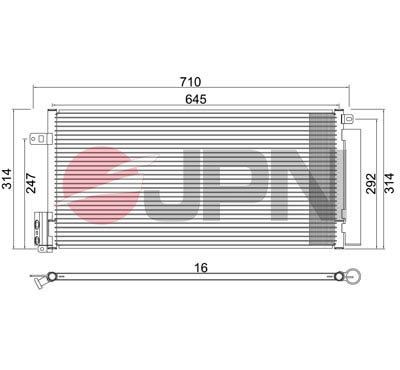 Condensatore, Climatizzatore - 60C9113-JPN JPN