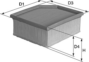 Air Filter - A814 DAVID VASCO