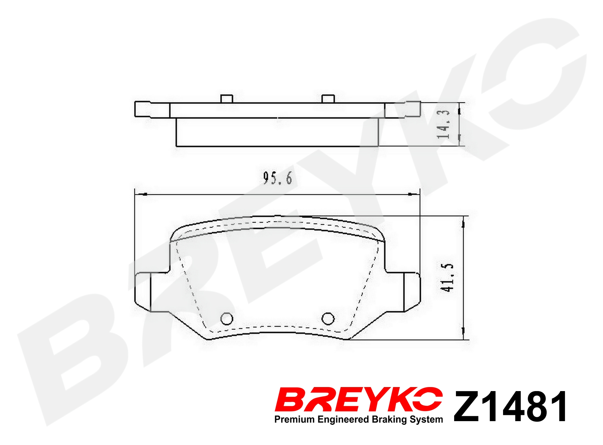Kit pastiglie freno, Freno a disco - Z1481 DAVID VASCO