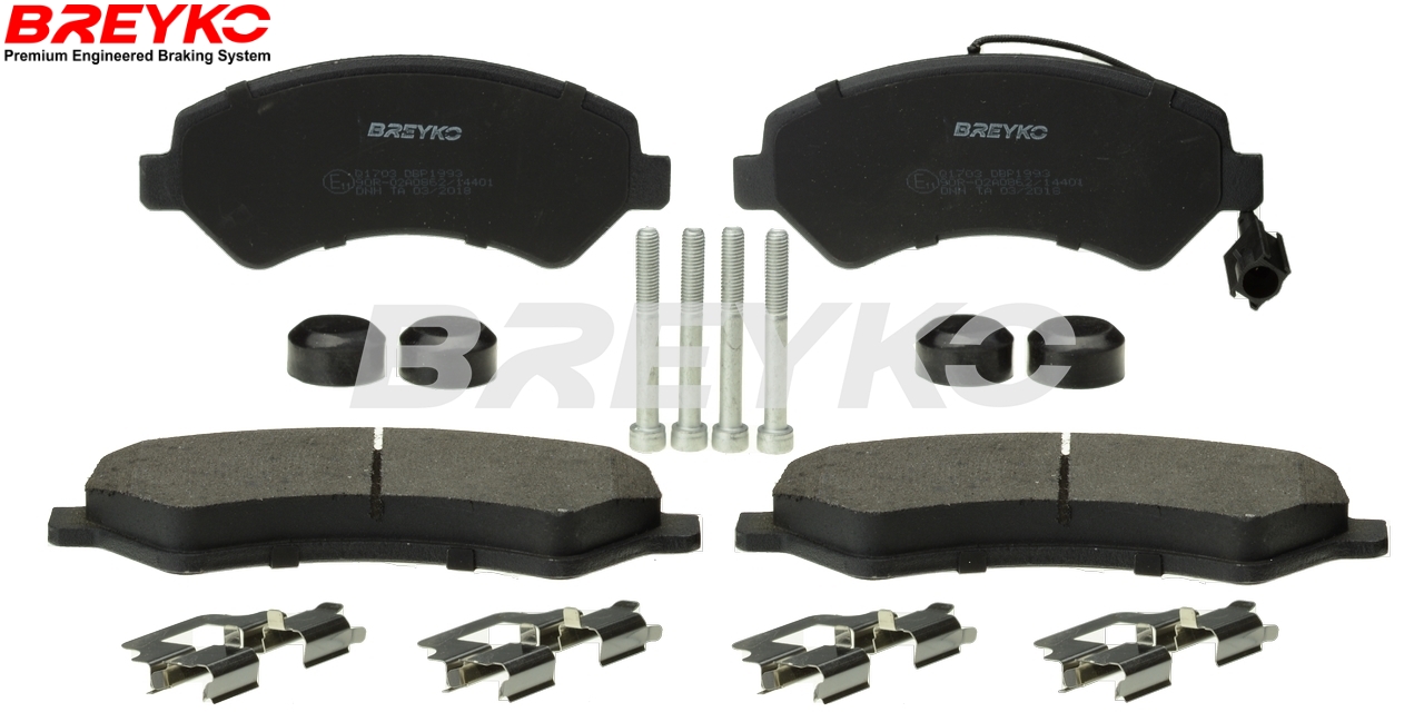 Brake Pad Set, disc brake - Q1703 DAVID VASCO