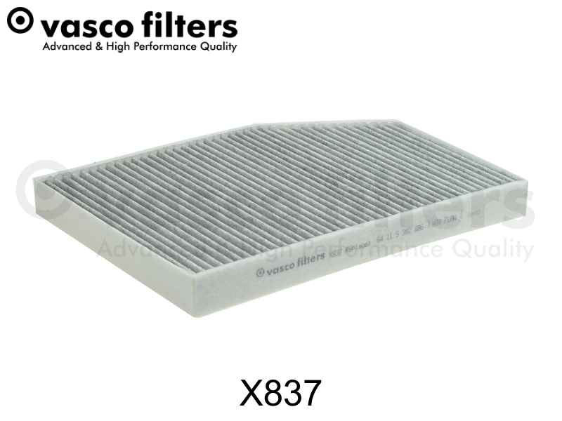 Filter, interior air - X837 DAVID VASCO