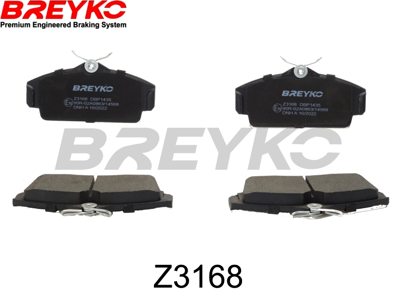 Brake Pad Set, disc brake - Z3168 DAVID VASCO